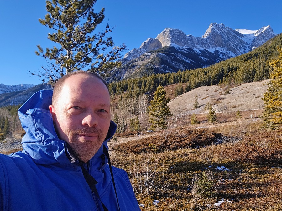 Wesley Byers in the mountains